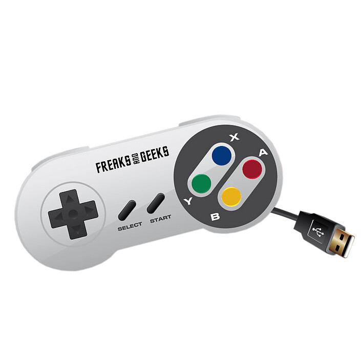 Mando USB para retrogaming (Nintendo Super NES)