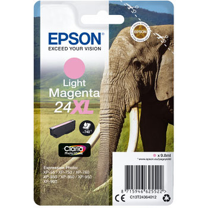 Epson Elephant 24XL Magenta chiaro