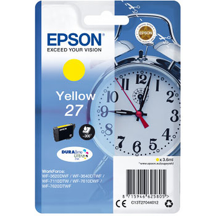 Epson Réveil 27 Jaune