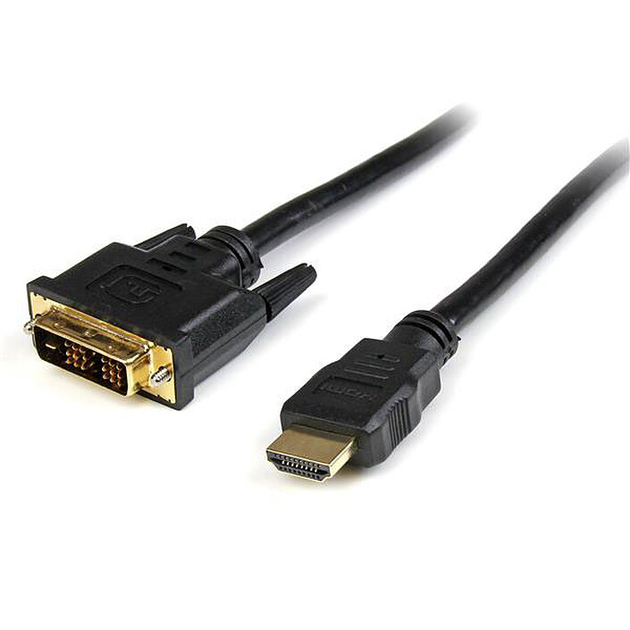 StarTech.com Cable HDMI a DVI-D - M/M - 2 m - conectores Dorados
