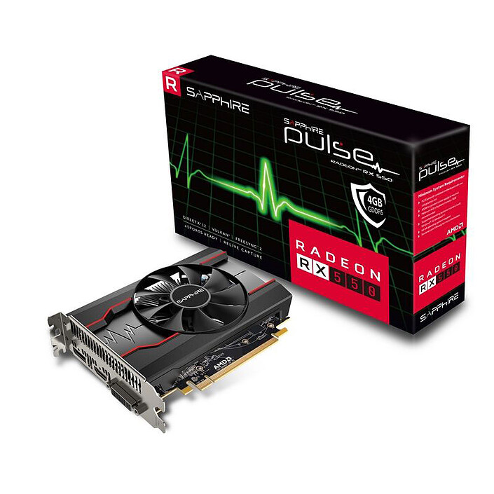 Sapphire PULSE Radeon RX 550 4GD5 (11268-01-20G)