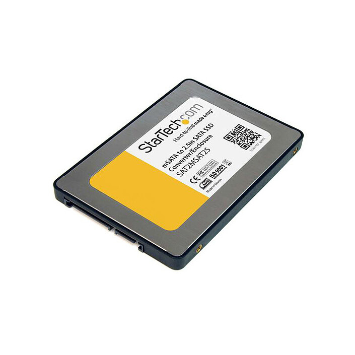 StarTech.com Boîtier convertisseur SSD mSATA vers SATA 2,5"