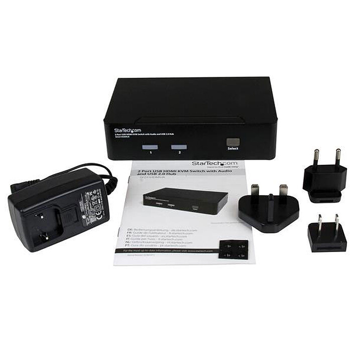Acheter StarTech.com KVM switch écran clavier souris, 2 ports HDMI, USB et Audio
