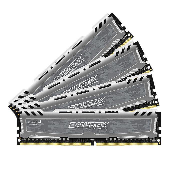 Ballistix Sport LT 64 Go (4 x 16 Go) DDR4 3000 MHz CL15