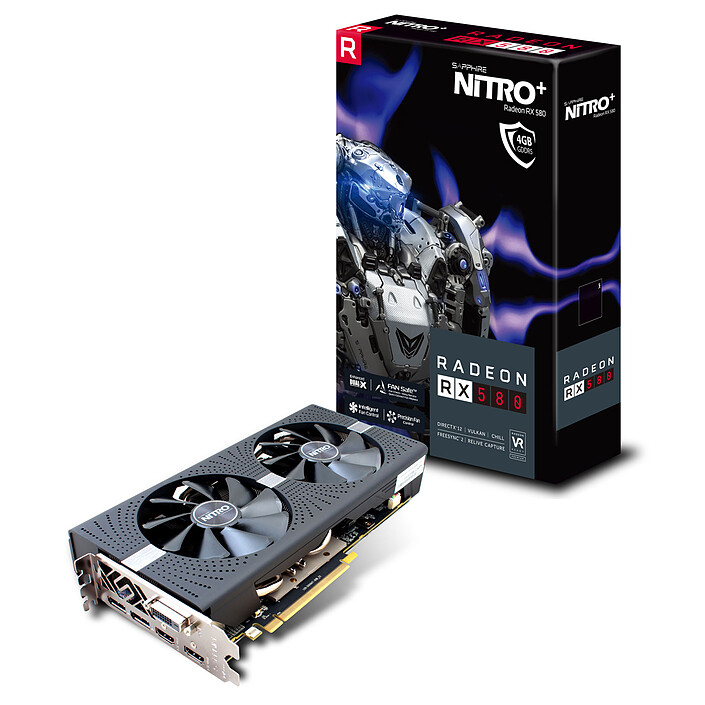 Sapphire NITRO+ Radeon RX 580 4GD5 (GDDR5 Samsung)