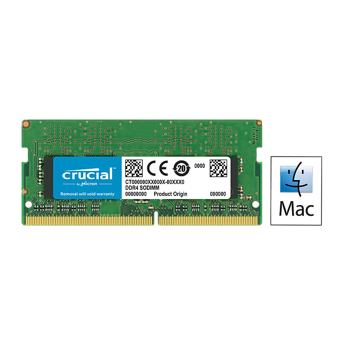 Crucial for Mac SO-DIMM DDR4 16 GB 2400 MHz CL17 PC RAM LDLC