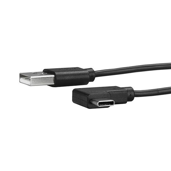 StarTech.com Cable USB 2.0 Type-A a USB 2.0 Type-C en ángulo recto - M/M - 1 m