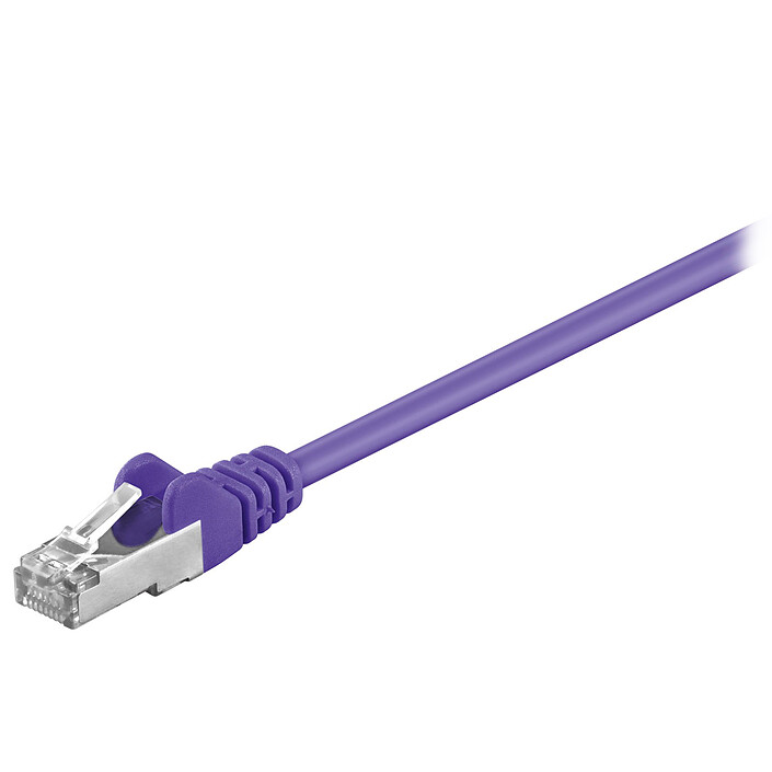 Cavo RJ45 categoria 5e U/UTP 0.5 m (Viola)