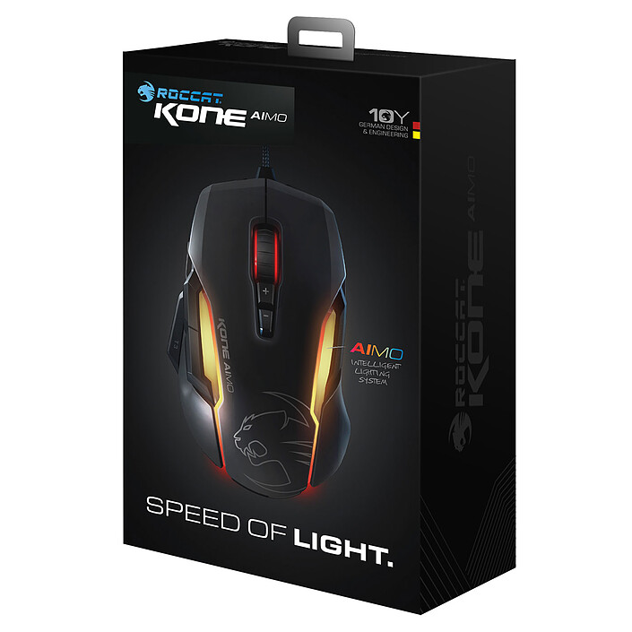 Acheter ROCCAT Kone AIMO Noir + GUNNAR Vayper (Onyx)