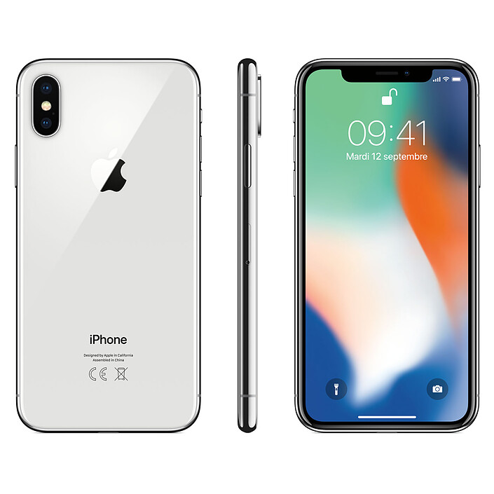 Acheter Apple iPhone X 64 Go Argent · Reconditionné