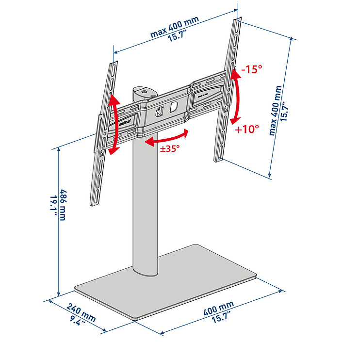 Meliconi Stand 400 pas cher