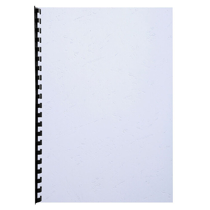 Acheter Exacompta Plats de couverture grain cuir blancs A4 x 100