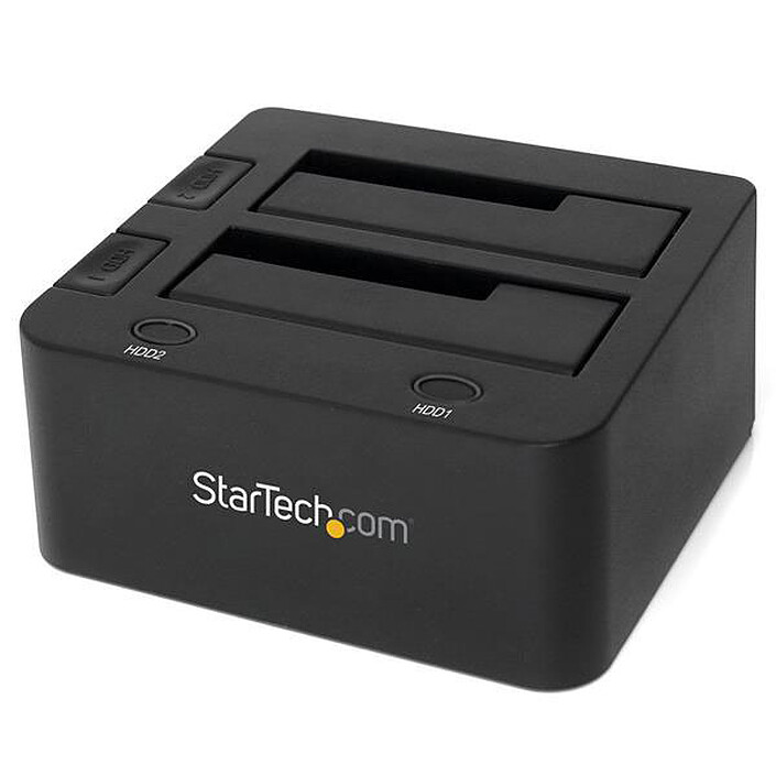 StarTech Station d'accueil USB 3.0 pour 2 HDD / SSD SATA III de 2,5" ou 3,5" avec UASP