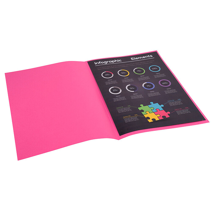 Avis Exacompta Sous chemises Rock"s 80 Rose x 100