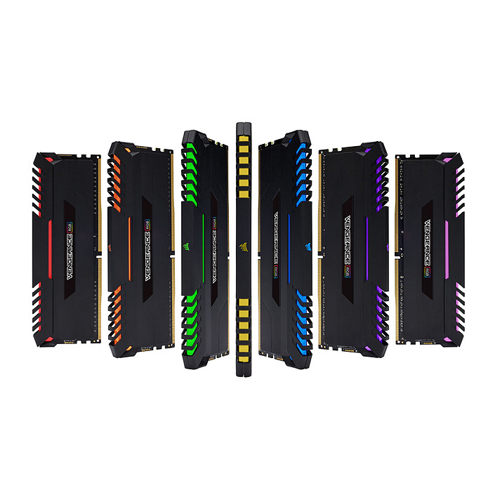 Corsair Vengeance RGB Series 32 Go (2x 16 Go) DDR4 3600MHz CL18 - Noir pas cher