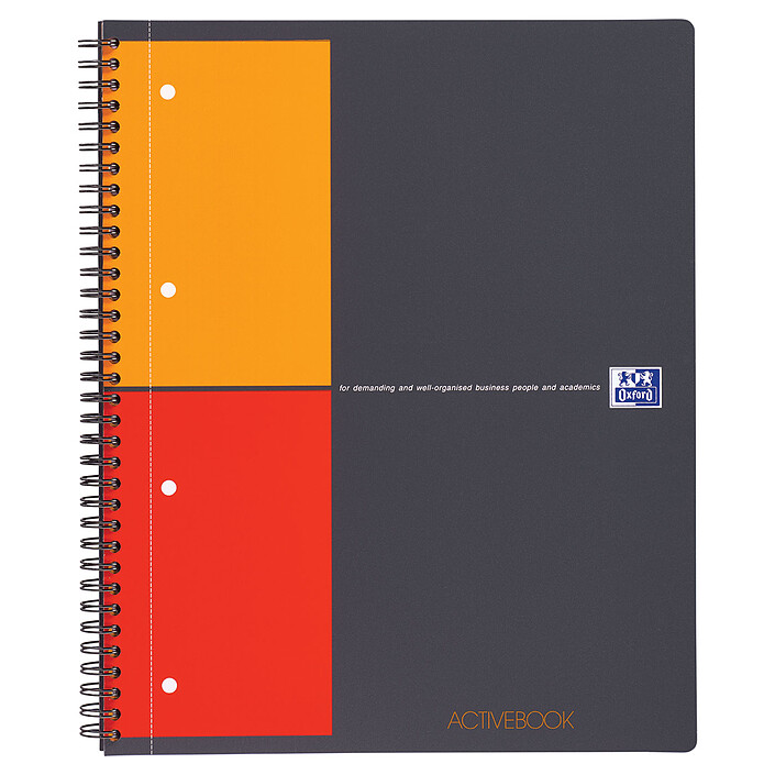 Oxford ActiveBook Cahier A4+ 160 pages 240 x 297 mm petits carreaux
