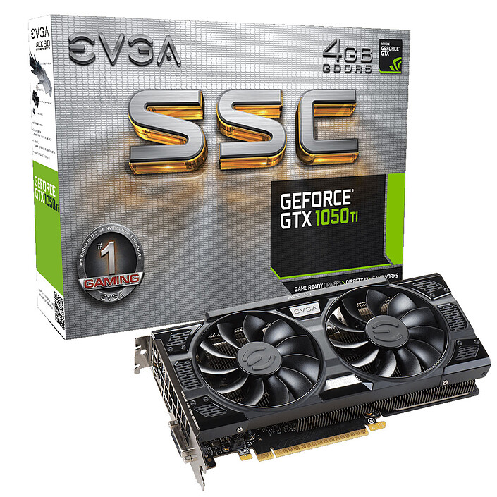 EVGA GeForce GTX 1050 Ti SCC GAMING 4G