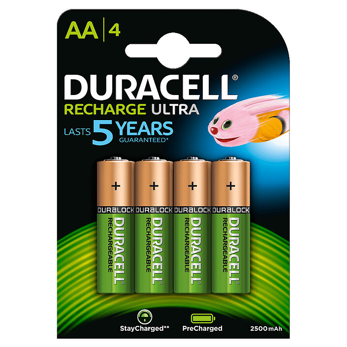 Duracell Recharge Ultra AA 2500 mAh (par 4)