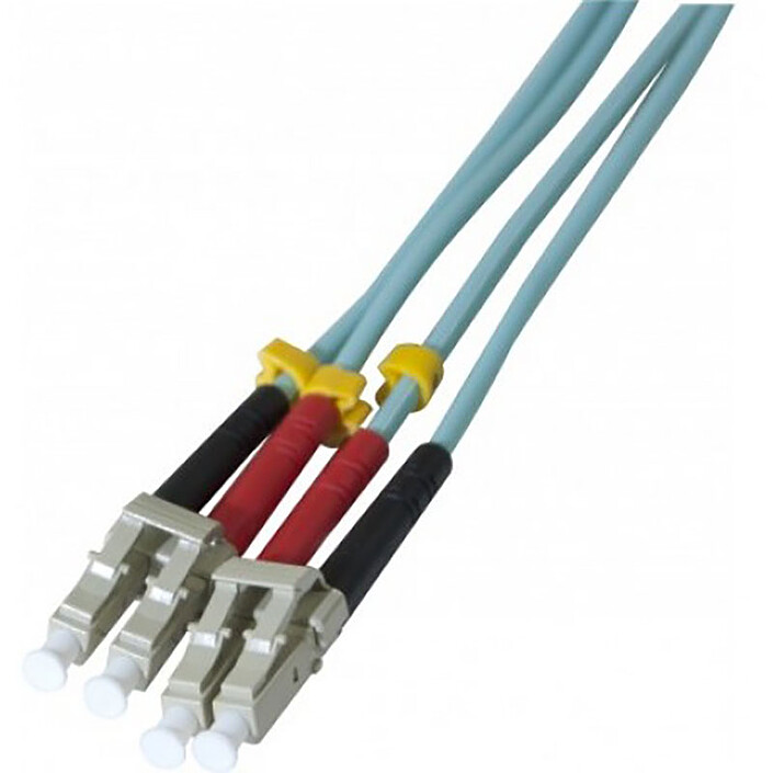 Câble fibre optique multimode OM3 50/125 LC-UPC/LC-UPC (50 mètres)