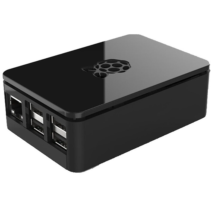 Caja para Raspberry Pi 3 B+ (negra)