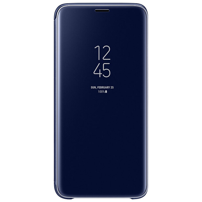 Samsung Clear View Cover Bleu Galaxy S9