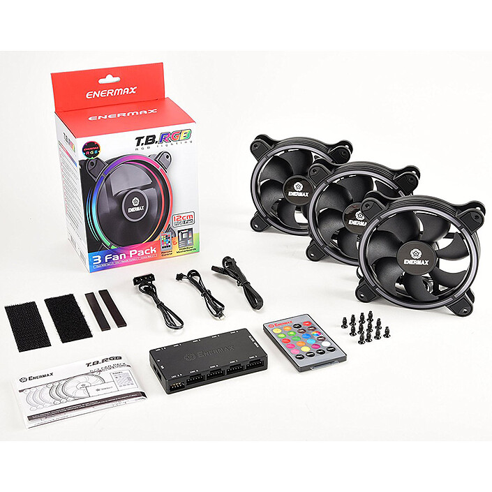 Enermax T.B. RGB 120 mm Pack de 3 pas cher