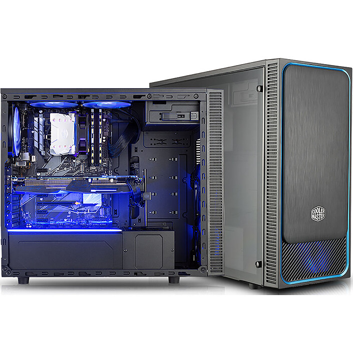 Cooler Master MasterBox E500L Windows Bleu