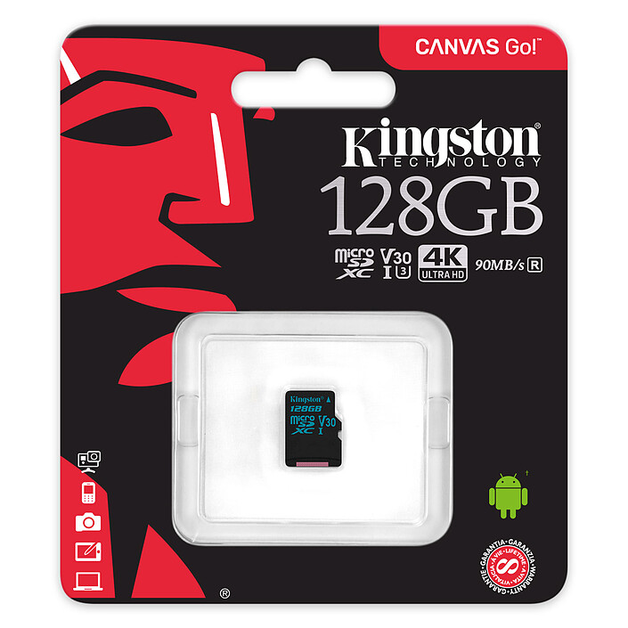 Avis Kingston Canvas Go! SDCG2/128GBSP