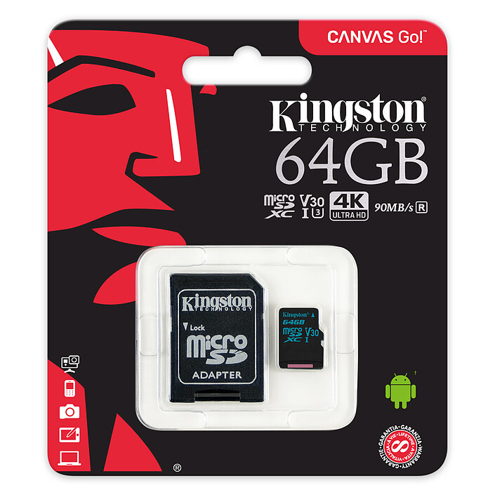 Avis Kingston Canvas Go! SDCG2/64GB