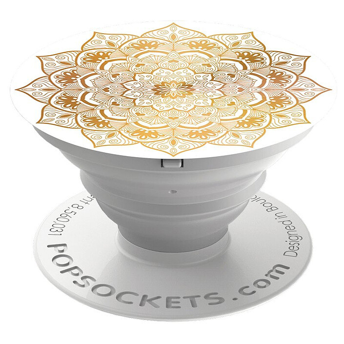 PopSockets Golden Silence Blanc