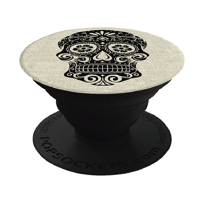 PopSockets Tête de mort sur Lin