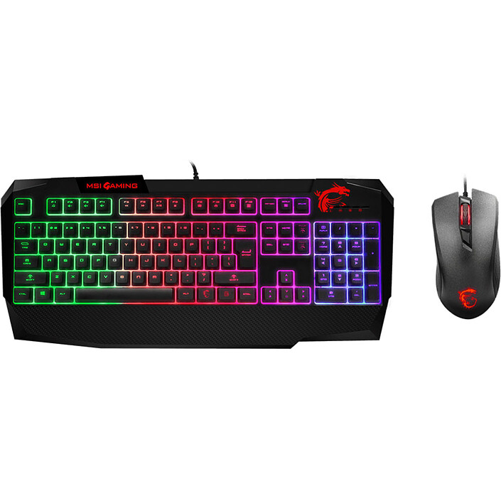MSI Vigor GK40 Combo - Clavier Vigor GK40 + Souris Clutch GM10