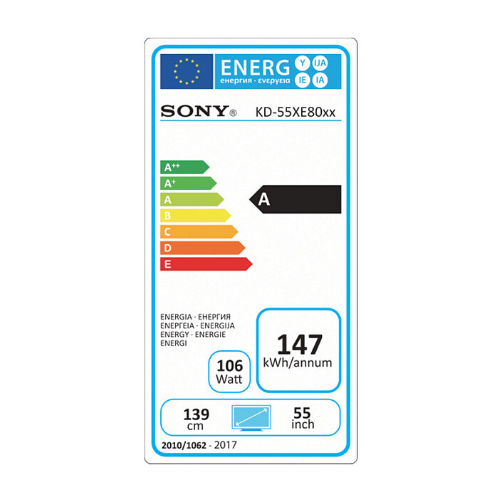 Avis Sony KD-55XE8096