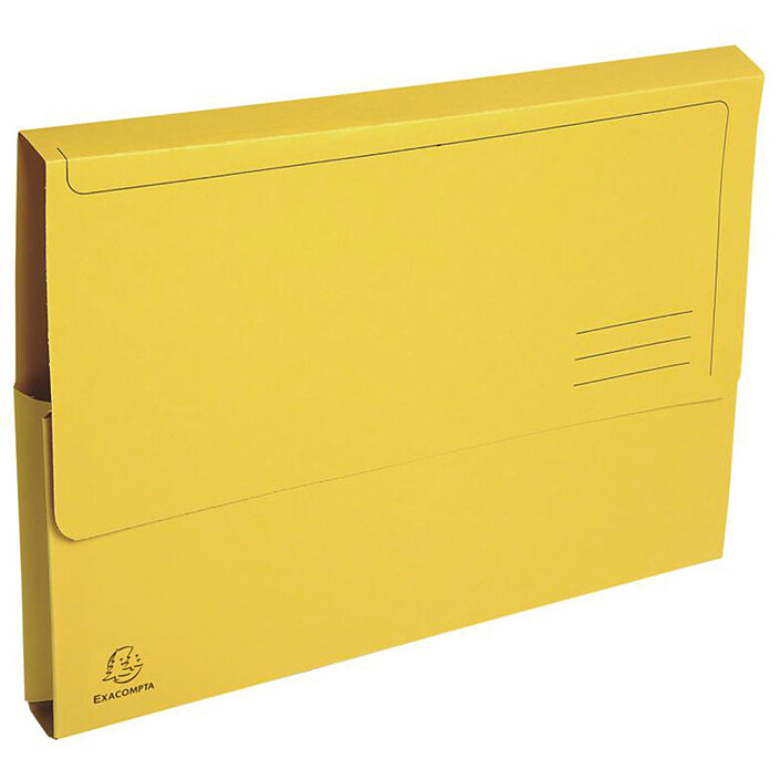 Exacompta Forever Chemises Poche Jaune x 50