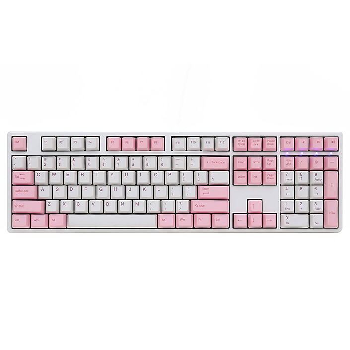 Ducky Channel One (coloris rose - Cherry MX Speed Silver)