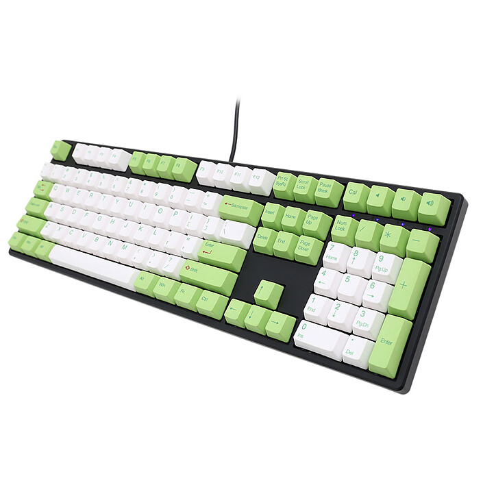 Avis Ducky Channel One (coloris vert - Cherry MX Brown)