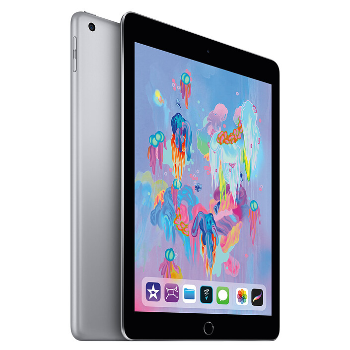 Apple iPad (2018) Wi-Fi 128 GB Wi-Fi + Cellular Gris Sidéral · Reconditionné