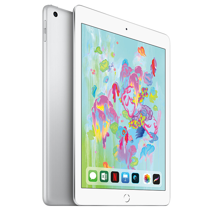 Apple iPad (2018) Wi-Fi 128 GB Wi-Fi + Cellular Argent · Reconditionné