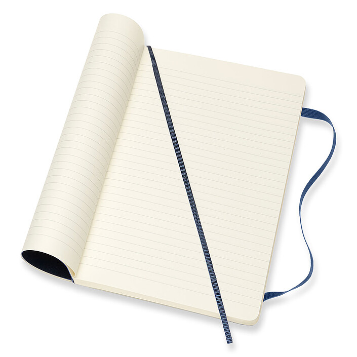 Avis Moleskine Classic Soft Large Ruled Bleu