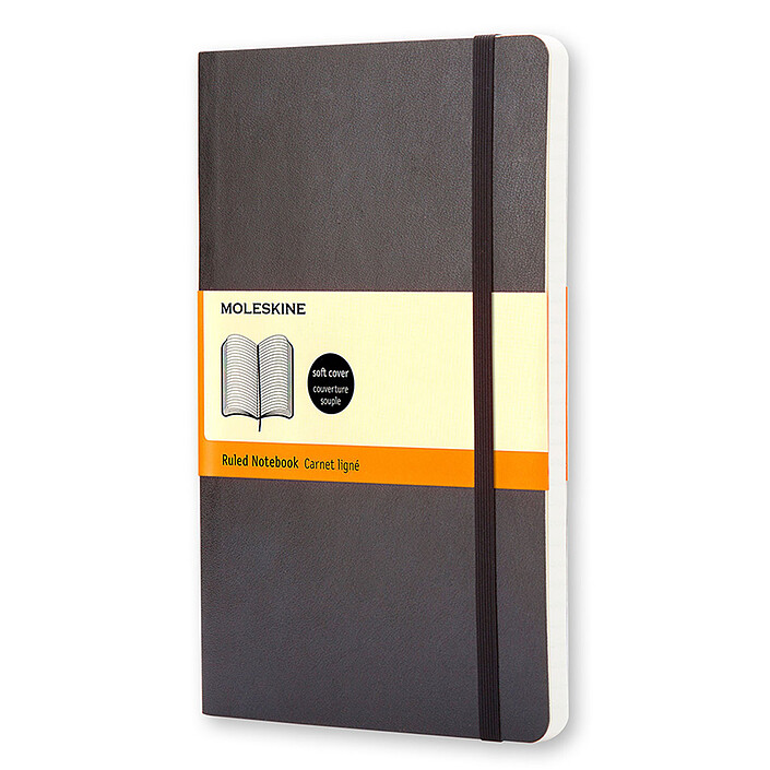 Moleskine Classic Soft Pocket Ruled Noir 