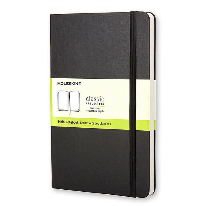 Moleskine Classic Hardcover Large Plain Noir