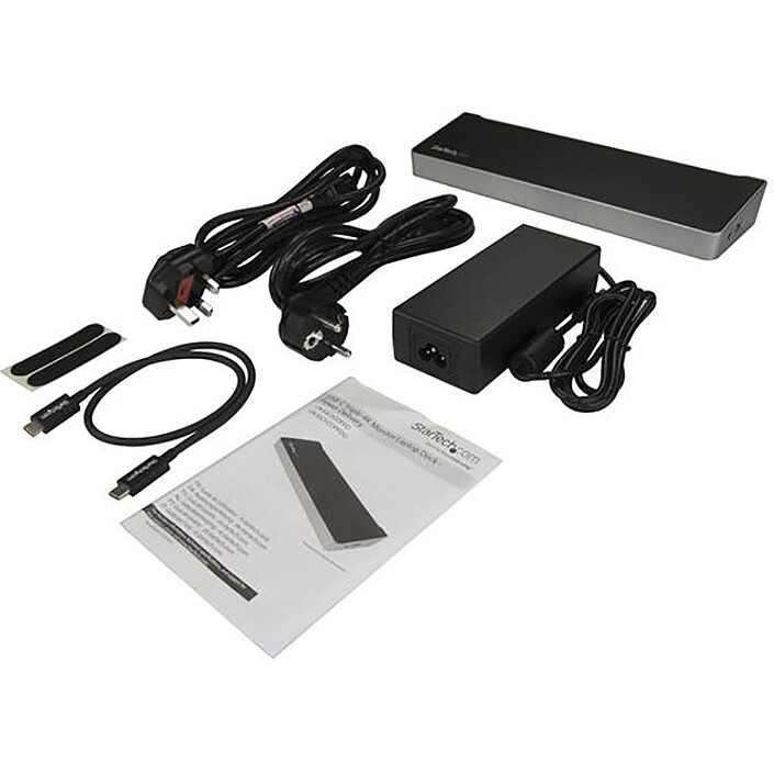 Avis StarTech.com Station d'accueil USB-C triple affichage 4K pour PC portable