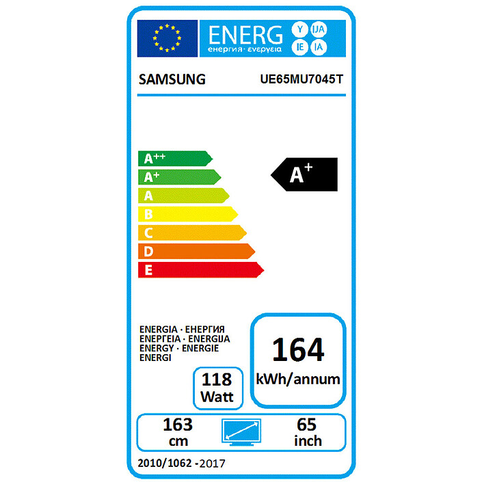 Samsung UE65MU7045 pas cher