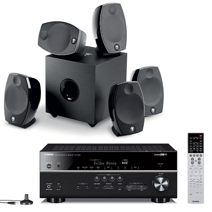 Yamaha MusicCast RX-V683 Noir + Focal Sib Evo 5.1