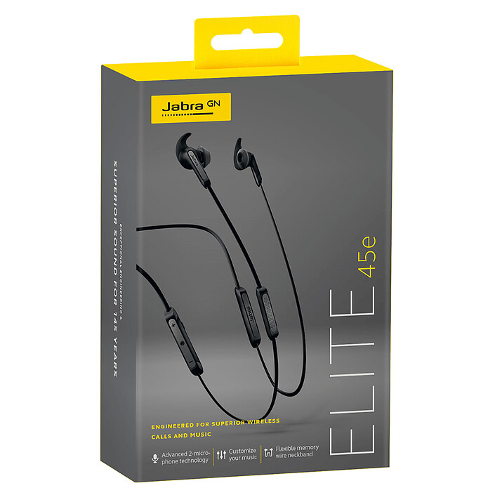 Jabra Elite 45e Titanium Noir pas cher
