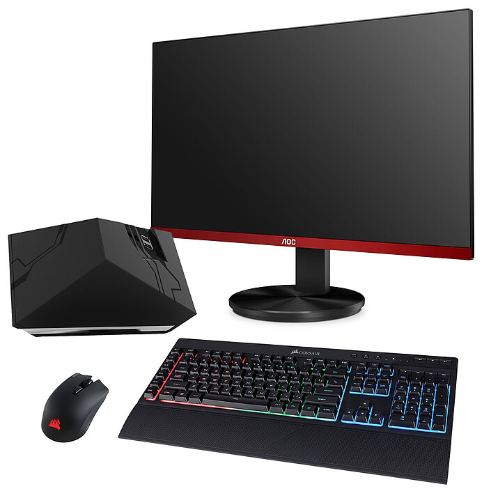 Pack Shadow Box + Ecran 24.5" et Clavier/souris PC Gaming RGB