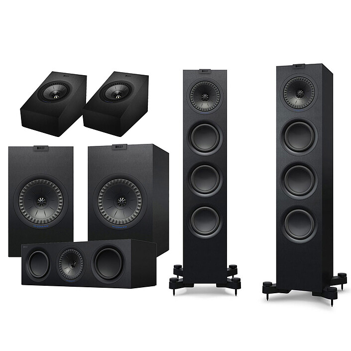 KEF Q550 System Plus Atmos Noir