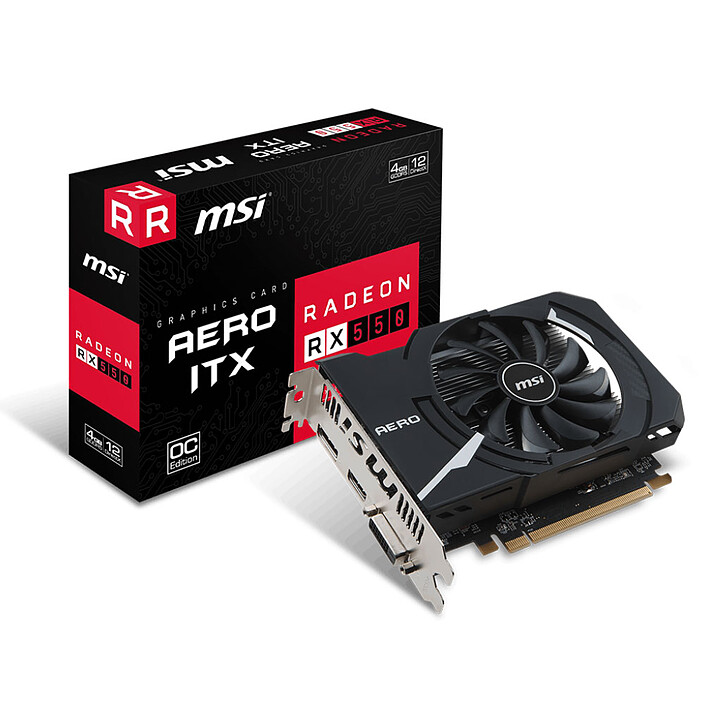 MSI Radeon RX 550 AERO ITX 4G OC