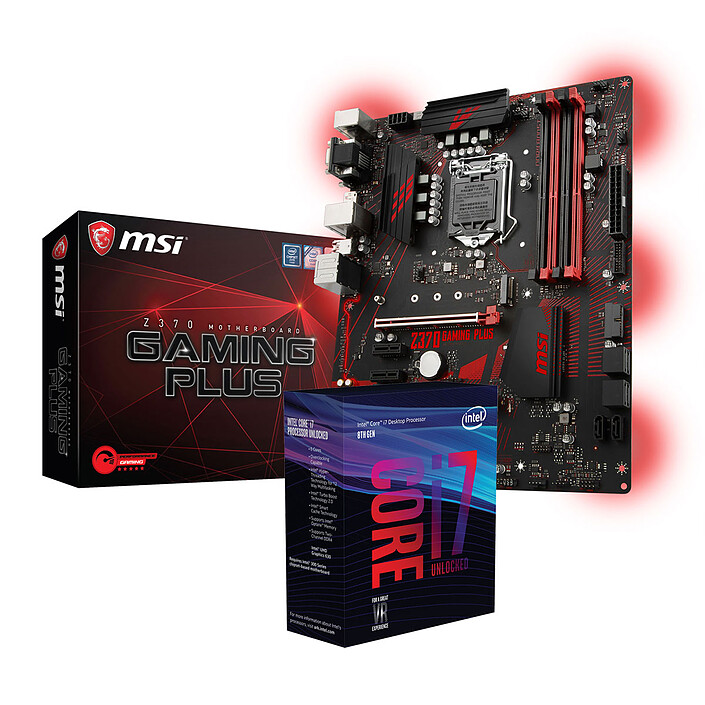MSI Z370 GAMING PLUS + Intel Core i7-8700K