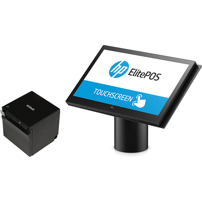 HP Engage One 141 Noir + Support Engage One Top Mount 2x20 CFD   Epson TM-m30 (122)